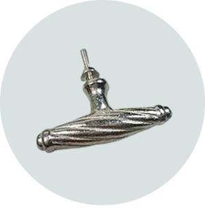 Deurknoppen zilver