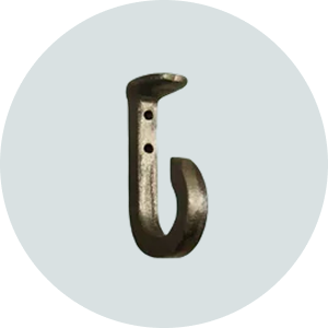 Kapstokhaken grijs