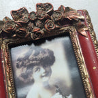 Fotolijstje warm rood/goud