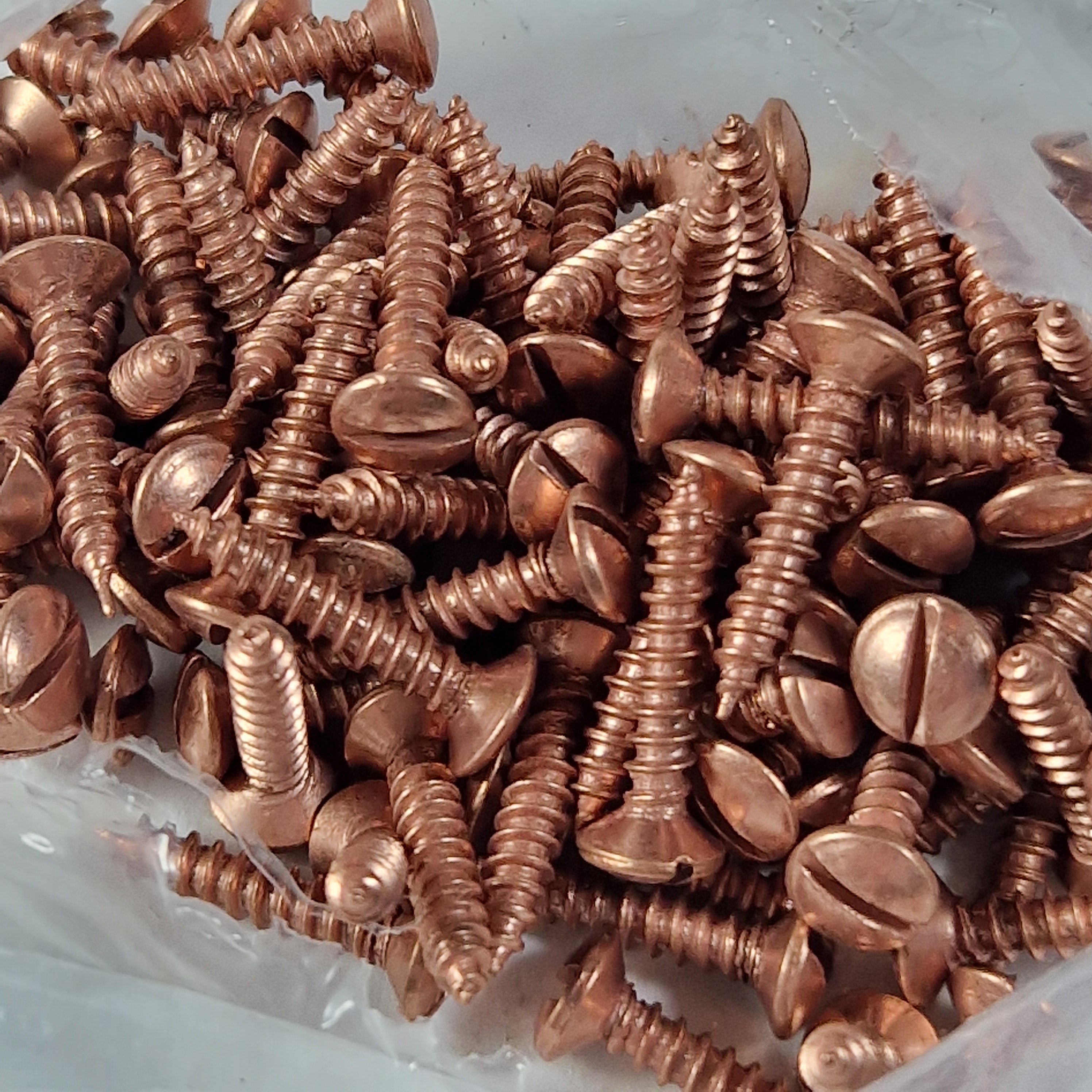 Bolkopschroef koper 6 x 19 mm