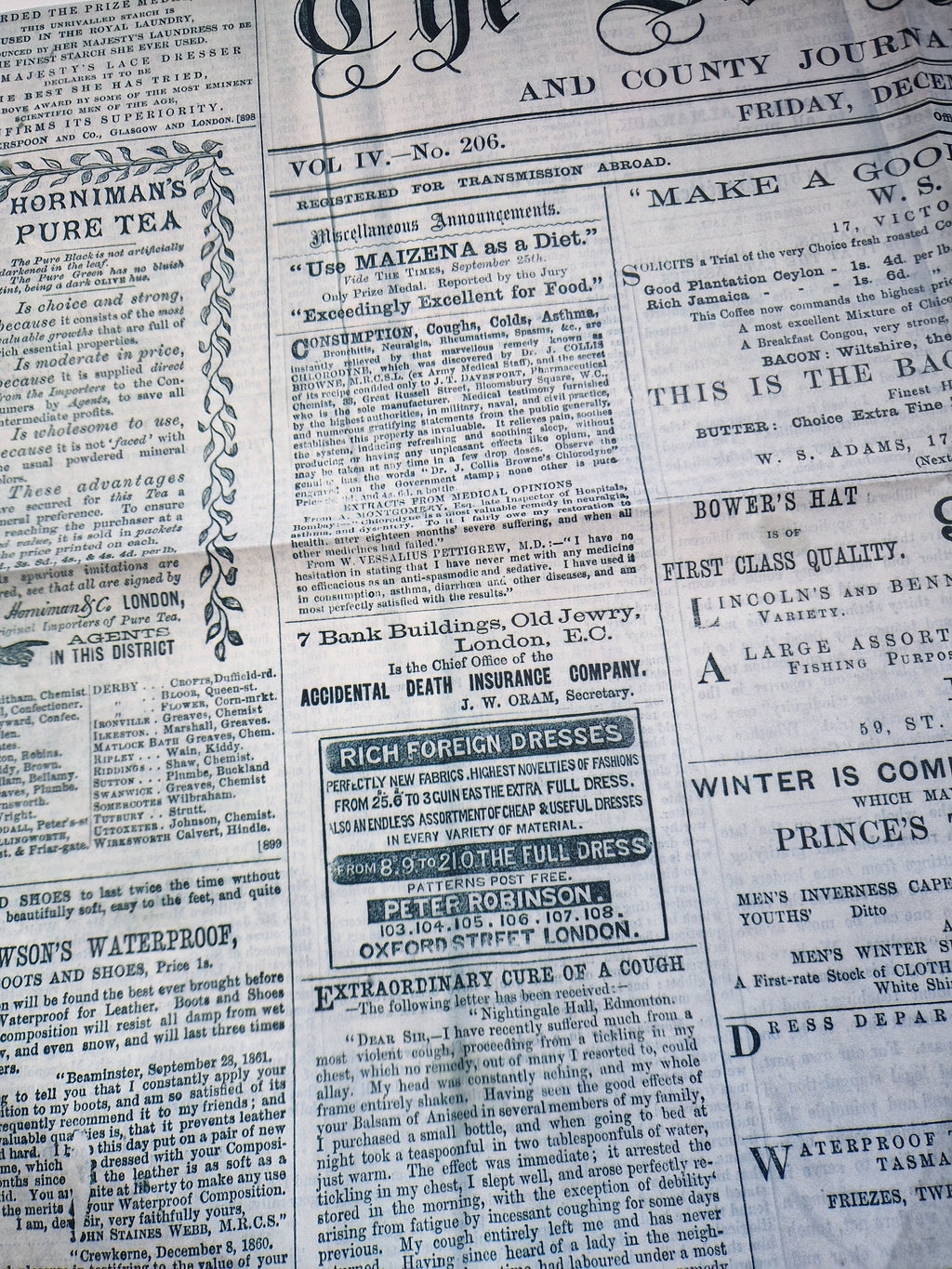 Decoupage papier the derby gazette
