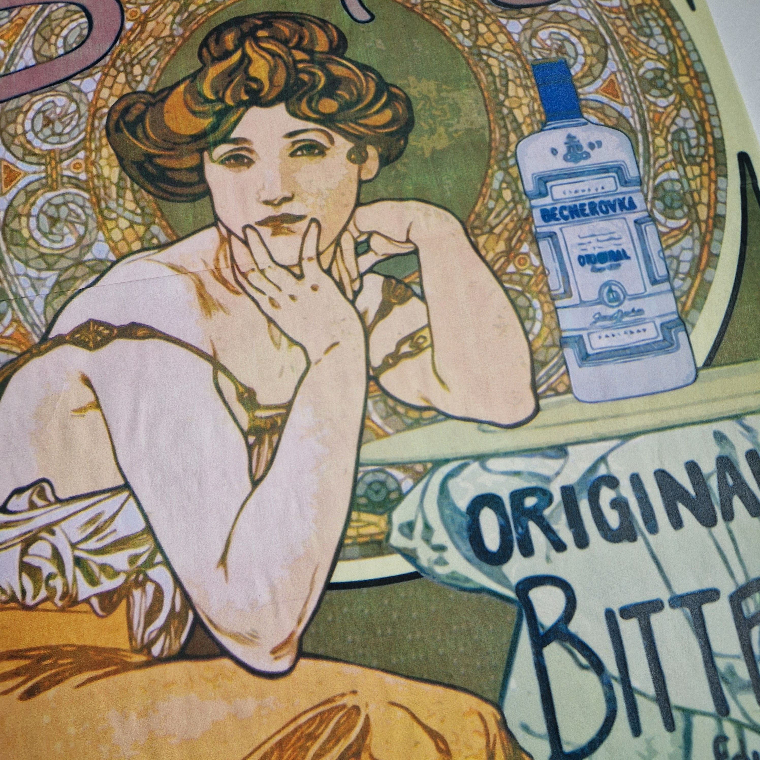Decoupage papier Art Nouveau-Bitter
