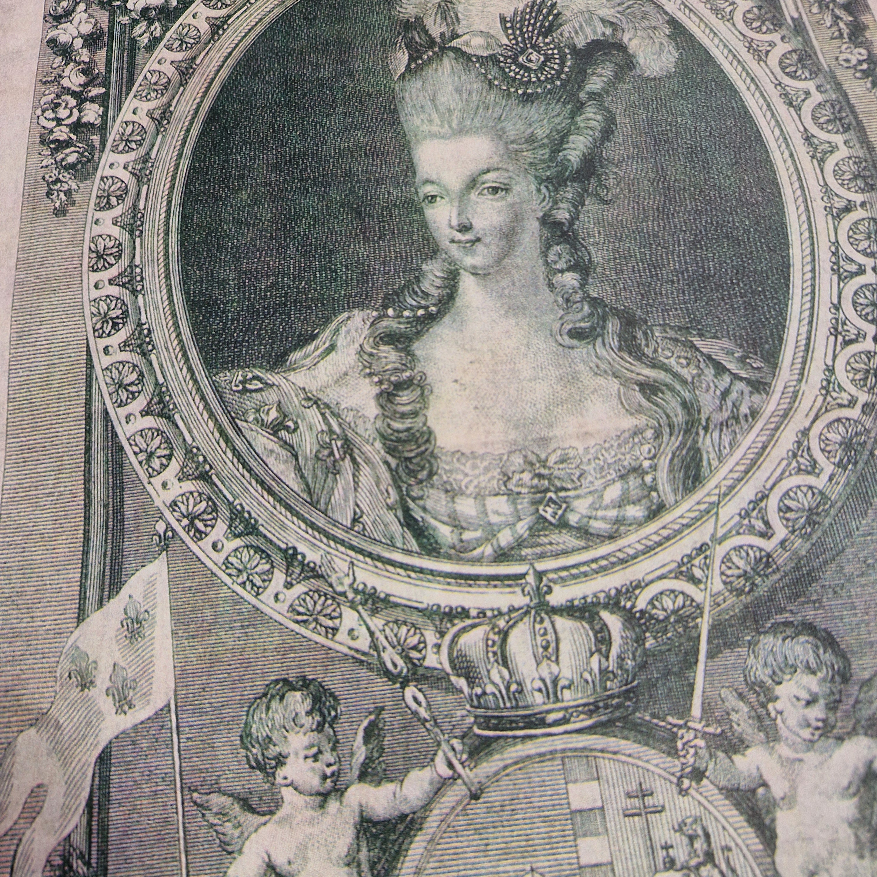 Decoupagepapier Marie Antoinette
