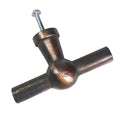 Deurknop koper T HP20-XL