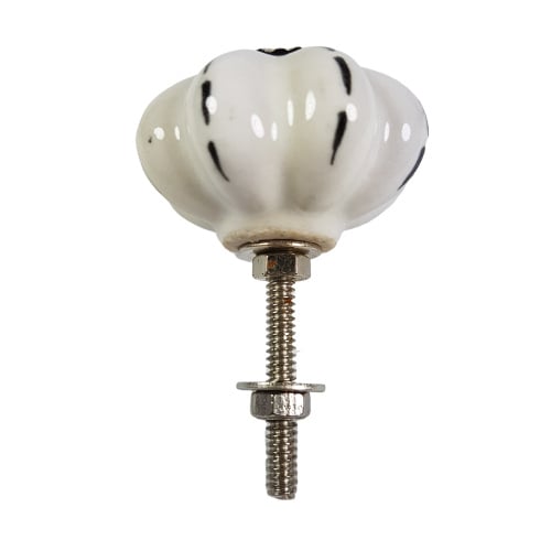 porseleinen knop STRIPE
