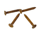 Bolkopschroef bruin/roest 6 x 25 mm