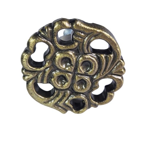 metalen kastknop henna-goud
