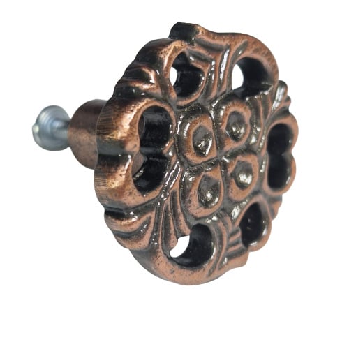 metalen deurknop henna antiek koper