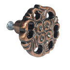 metalen deurknop henna antiek koper