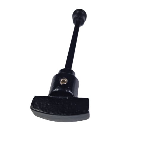 Deurklink zwart met wc slot, WWH 109/WCL
