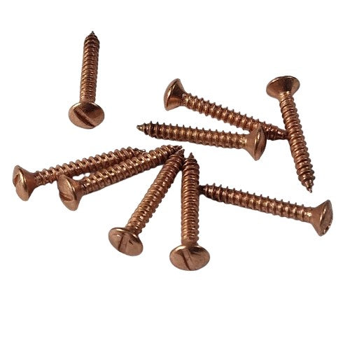 Bolkopschroef koper 6 x 25 mm