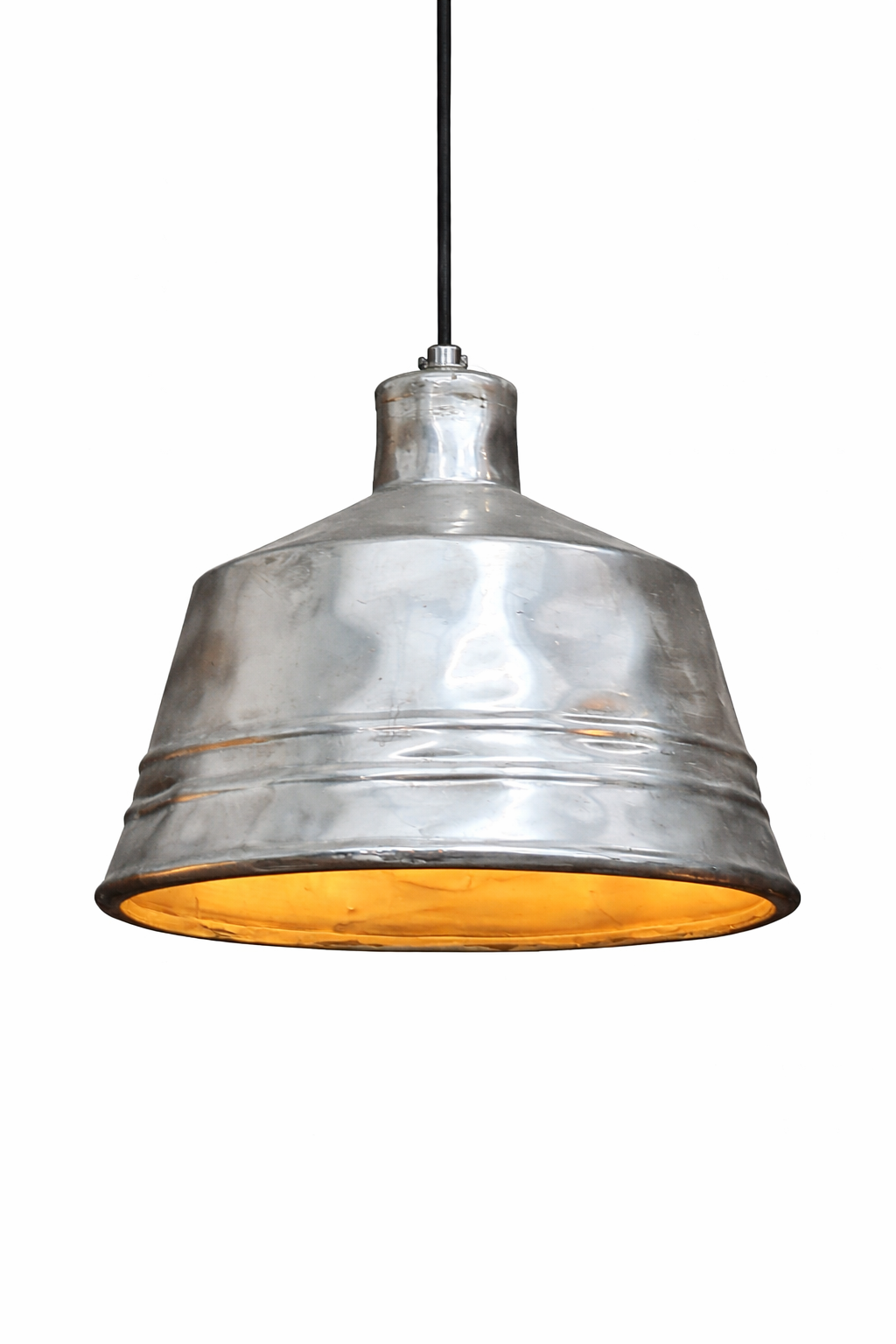 Lampenkap KERAMIEK zilver
