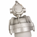 industriële hanglamp, fabriekslamp zilver/grijs