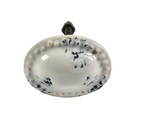 porseleinen knop shabby chic-wit