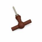T-knop Cross/XL-mat bruin