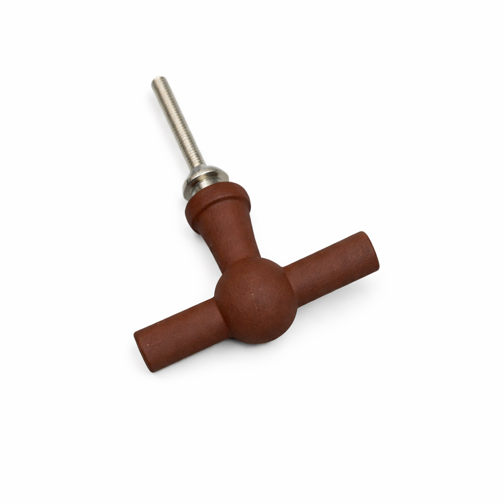 T-knop Cross/XL-mat bruin