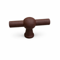 T-knop Cross/XL-mat bruin
