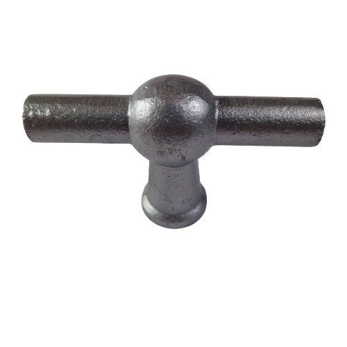 T-knop Grijs-XL