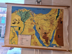 Vintage Landkaart Egypte -Israël