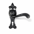 deurklink zwart met slot WWH-109L