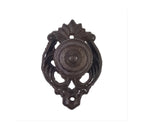 smeedijzeren deurknop ornament