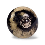 porseleinen knop MARMER/zwart wit