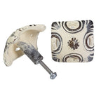 metalen knop SQUARE/W