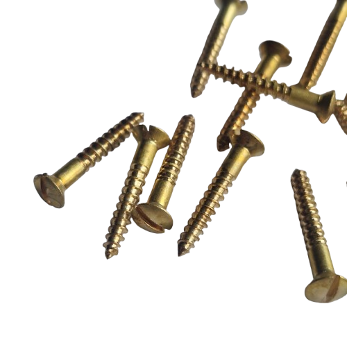 Bolkopschroef messing 6 x 20 mm