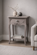 Brocante tafel, bijzet-tafel Dark Powder