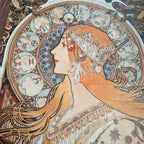 Decoupage papier Art Nouveau- Alphonse Mucha