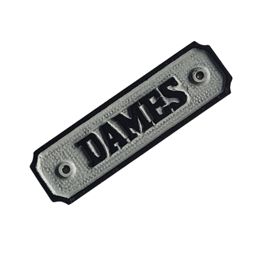 Deurbordje Dames grijs/vk