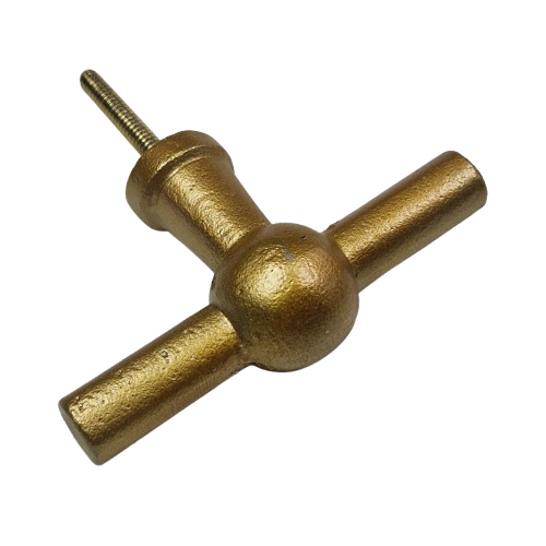 T knop Cross-goud