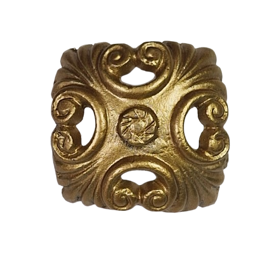 knop square-goud