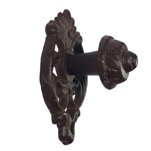 smeedijzeren deurknop ornament