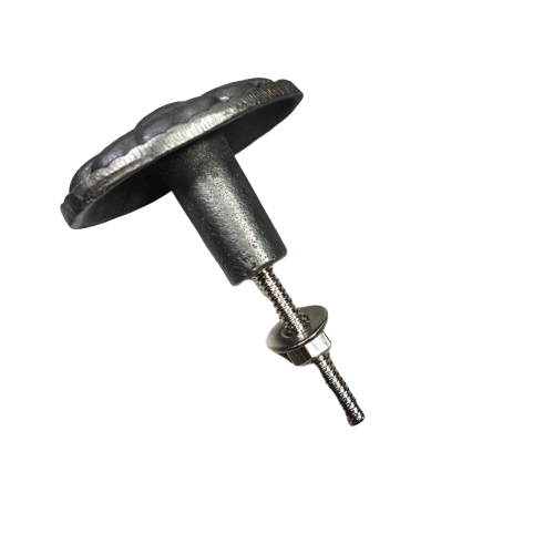 meubelknop Iron oval flower-N