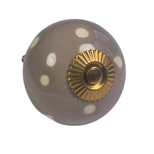 deurknop stip- beige