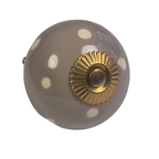 deurknop stip- beige