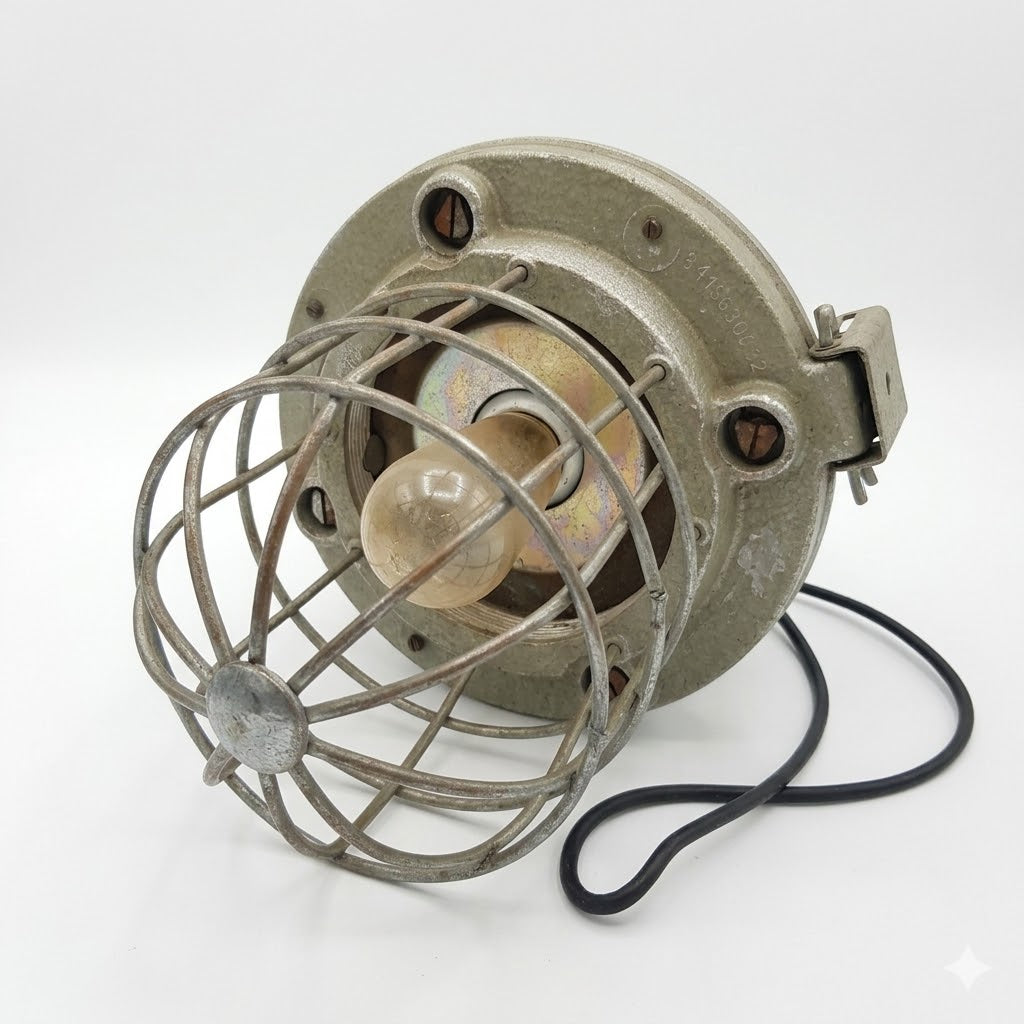 Industriële hanglamp.