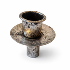 Kaarsenhouder antiek zilver stomp