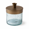 kaarsenhouder Jar- bubbelglas