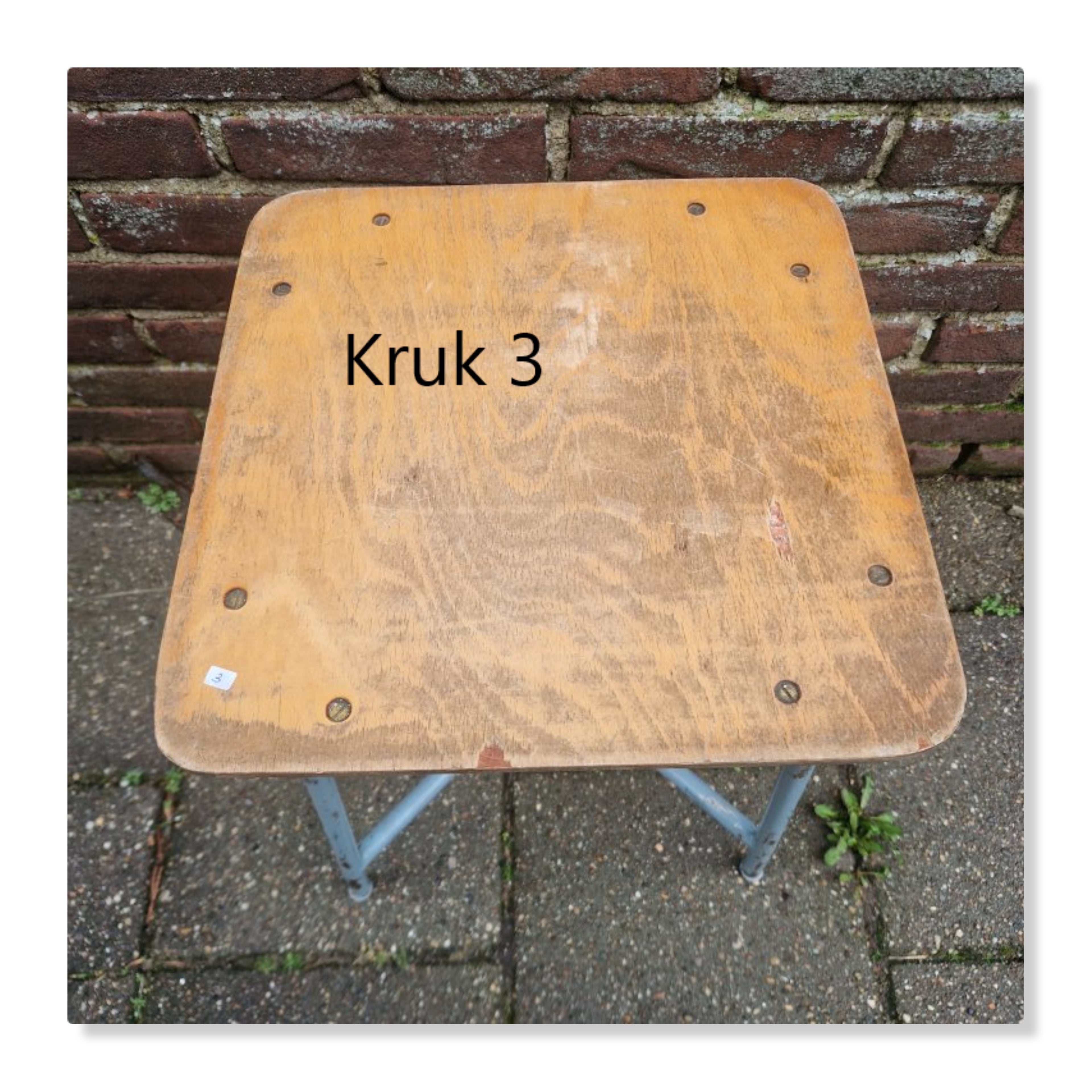 Kruk industrieel vintage