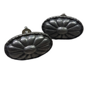 meubelknop Iron oval flower-N