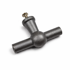 T-knop Grijs-XL