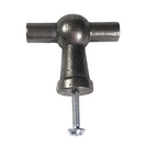 T-knop grijs PH 21-N