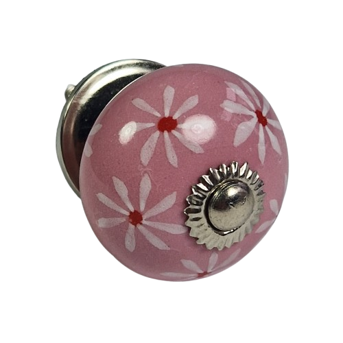 porseleinen knop MARGRIET-roze