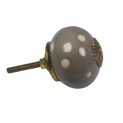 deurknop stip- beige