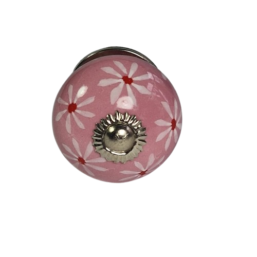 porseleinen knop MARGRIET-roze