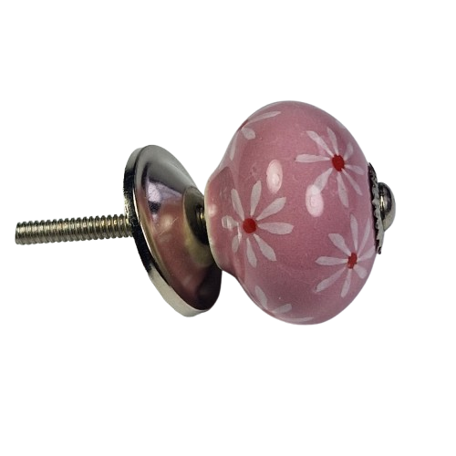 porseleinen knop MARGRIET-roze