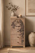 decoupage papier schetstekening