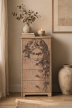 decoupage papier schetstekening